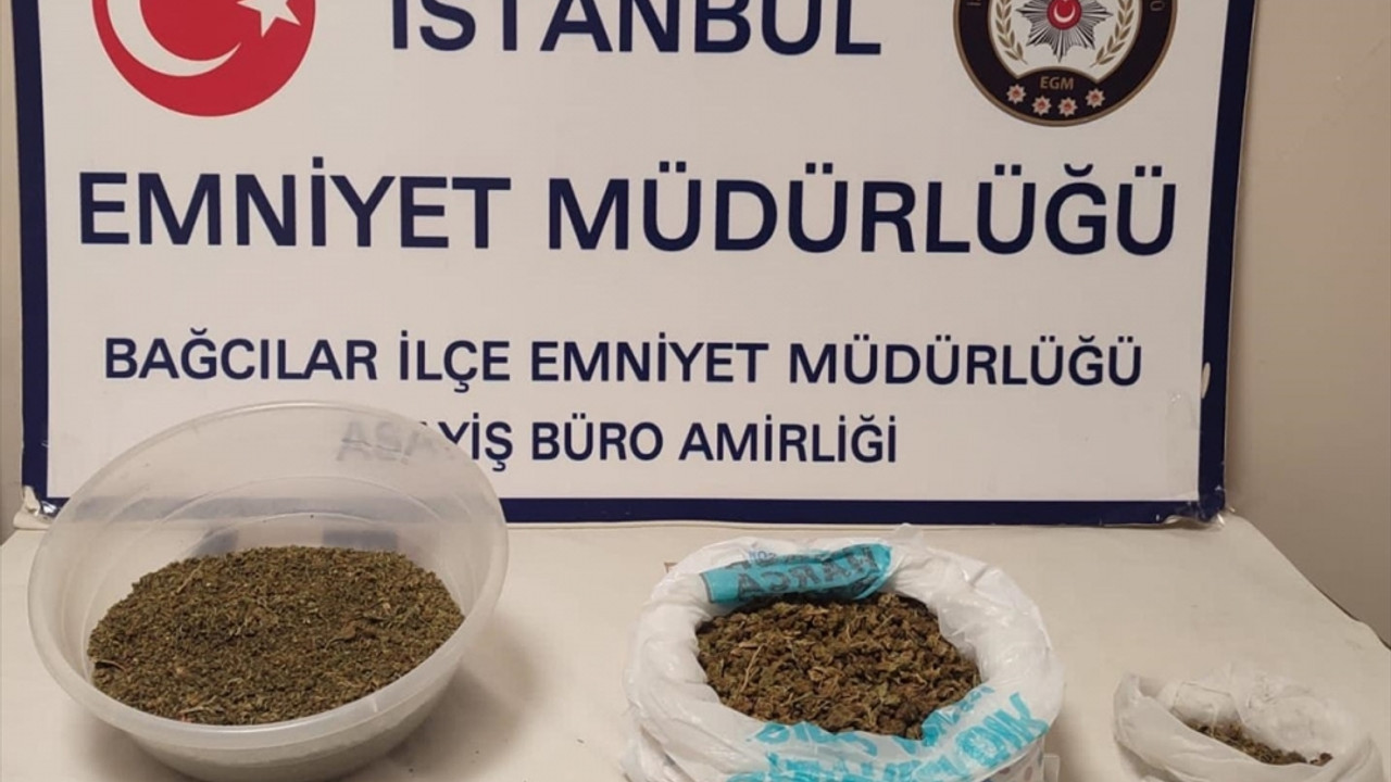 Bağcılar'da polisin takip ettiği zanlının üzerinden uyuşturucu çıktı