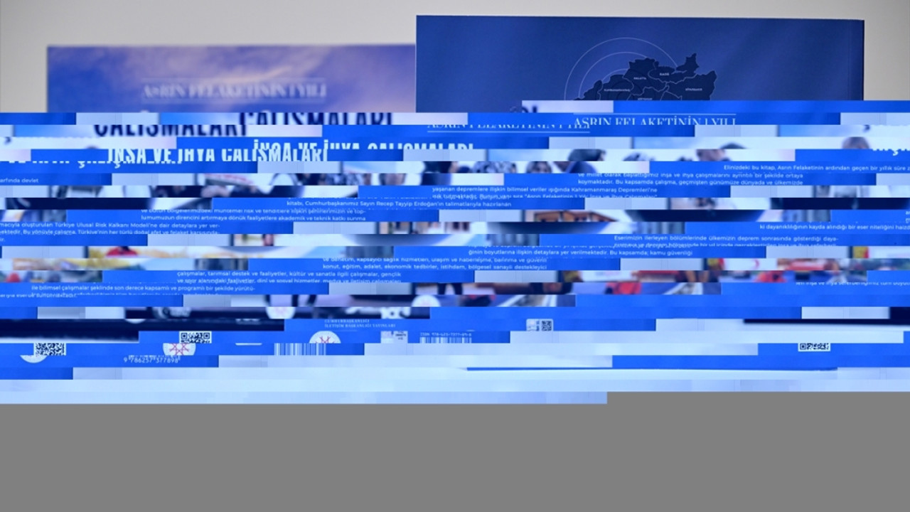 Cumhurbaşkanlığı İletişim Başkanlığından "Asrın Felaketinin 1 Yılı: İnşa ve İhya Çalışmaları" kitabı