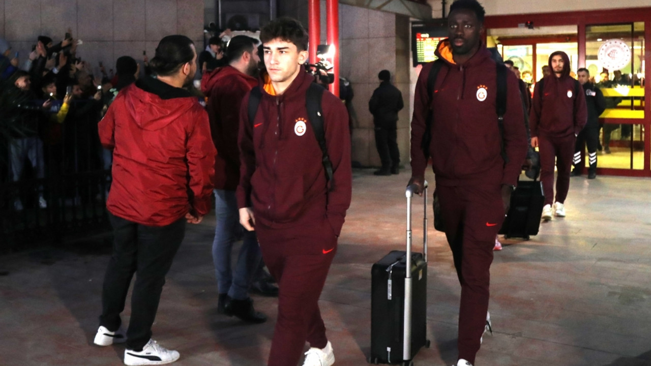 Galatasaray kafilesi Samsun'a geldi