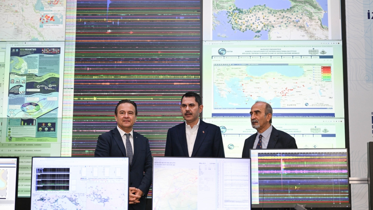 İBB Başkan adayı Kurum, rasathane ve deprem araştırma enstitüsünü ziyaret etti: