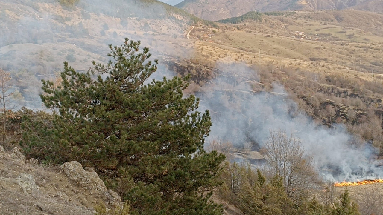 Karabük'te çıkan örtü yangını söndürüldü