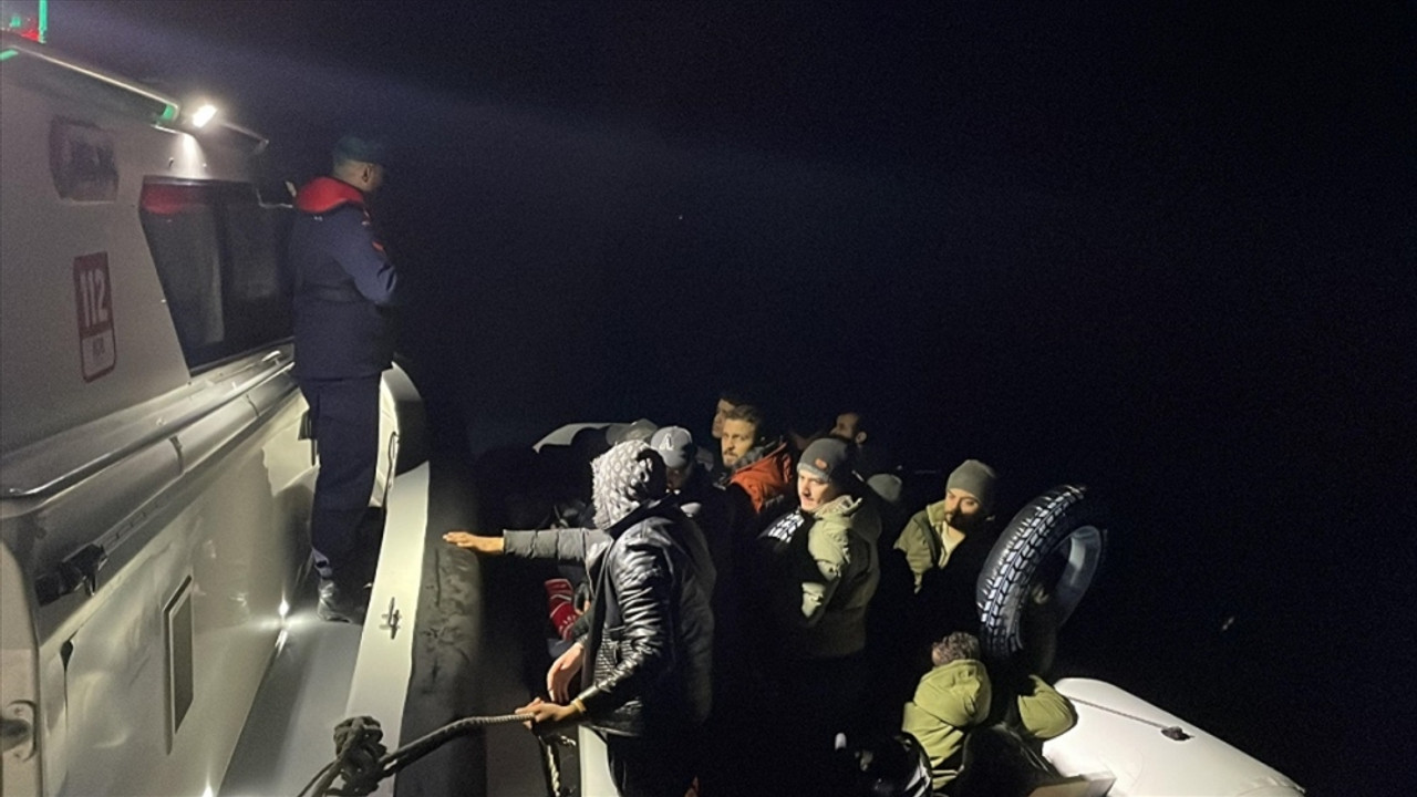 Muğla açıklarında 31 düzensiz göçmen yakalandı