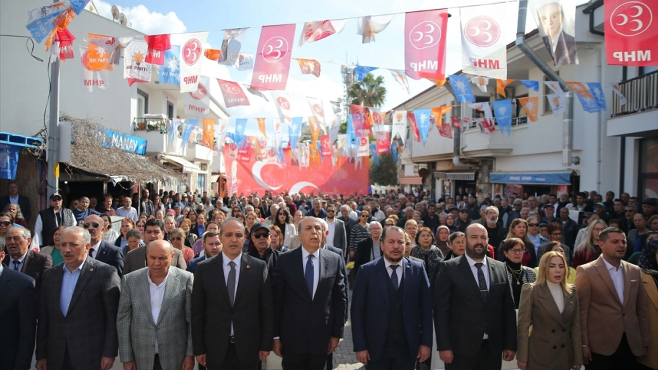 Muğla Büyükşehir Belediye Başkan adayı Ayaydın, Datça'da SKM açılışına katıldı: