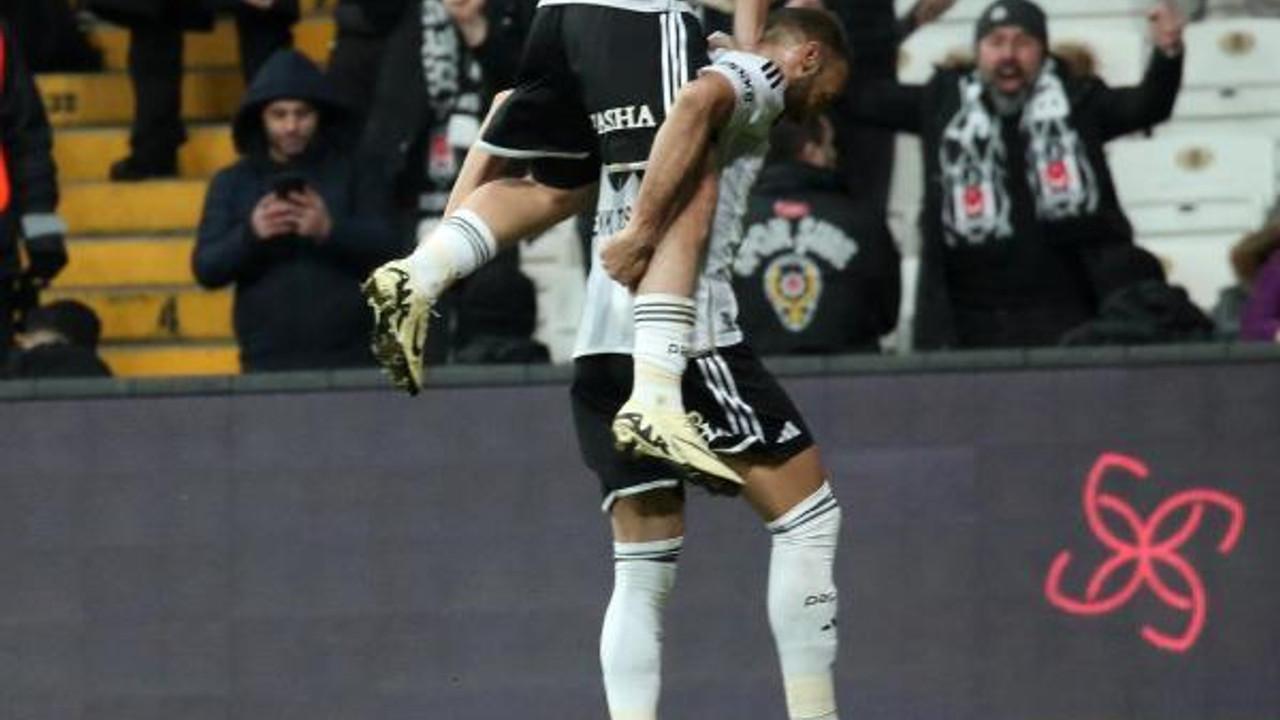 Beşiktaş 3 hafta sonra gol sevinci yaşadı (FOTOĞRAFLAR)