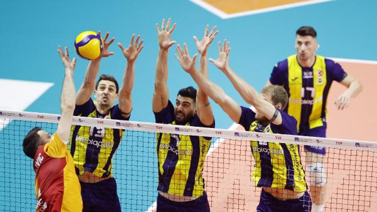 Fenerbahçe Parolapara - Galatasaray HDI Sigorta: 3-2