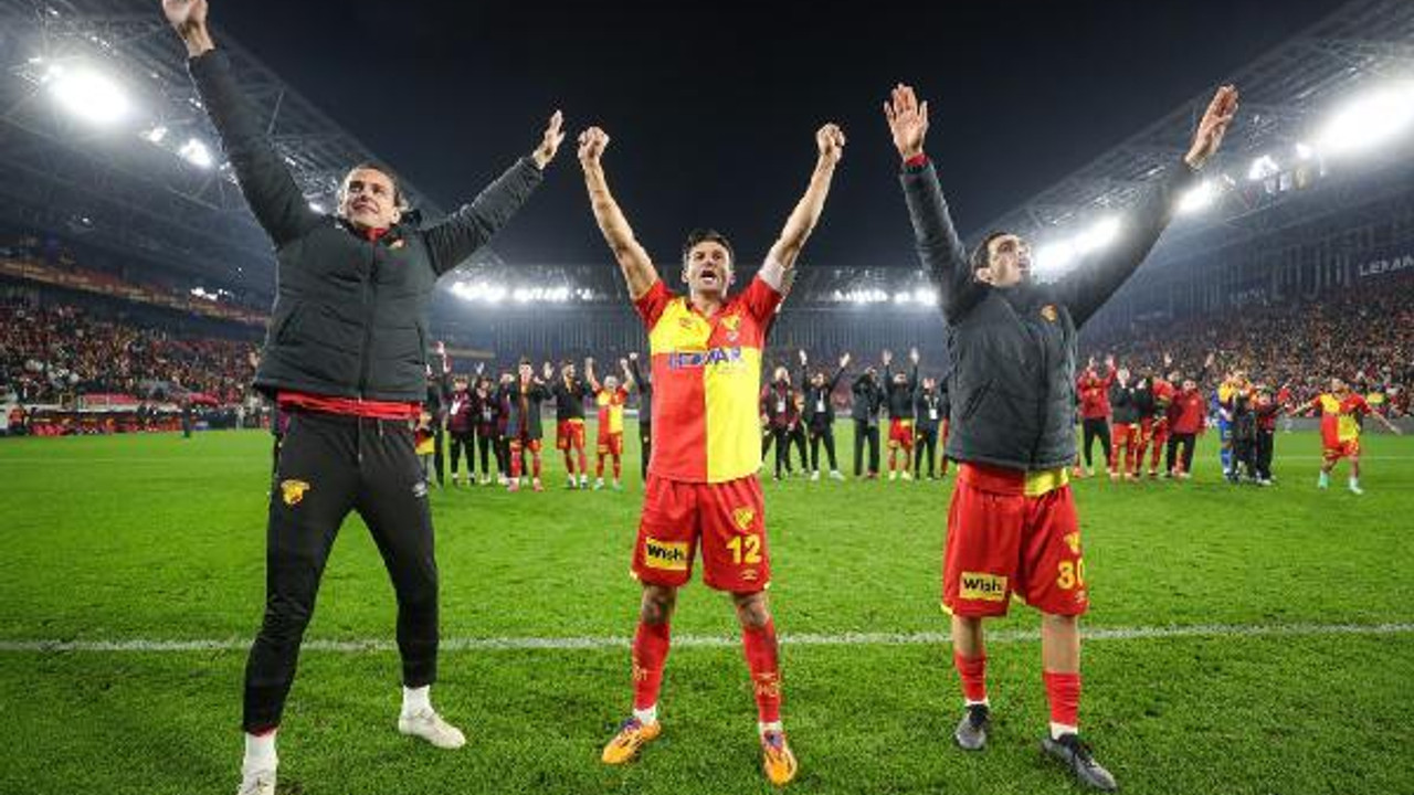 Göztepe'de derbi coşkusu