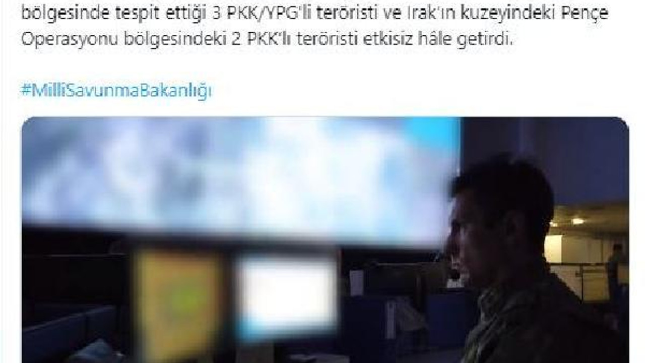 MSB: Irak ve Suriye'nin kuzeyinde 5 terörist etkisiz hale getirildi