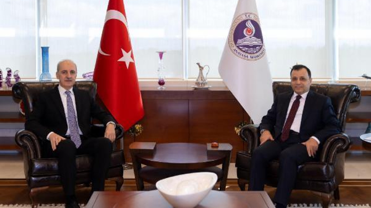 TBMM Başkanı Kurtulmuş'tan AYM Başkanı Arslan'a ziyaret