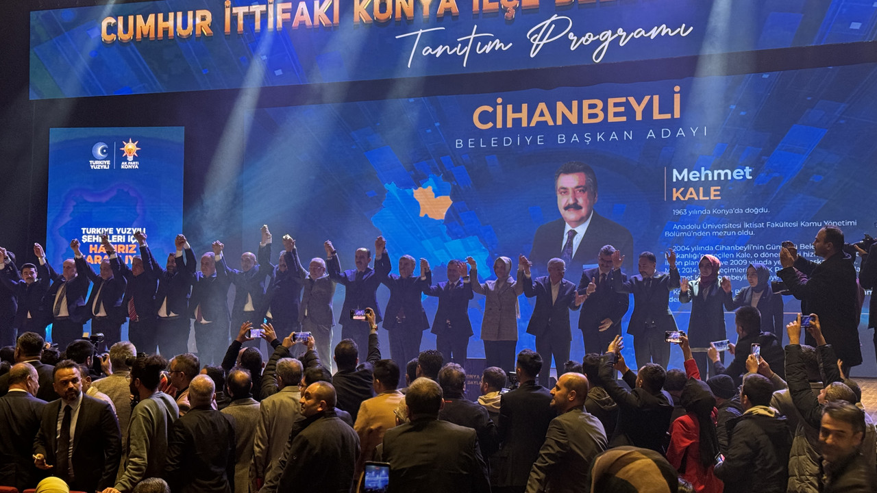 Konya'da Cumhur İttifakı adayları açıklandı