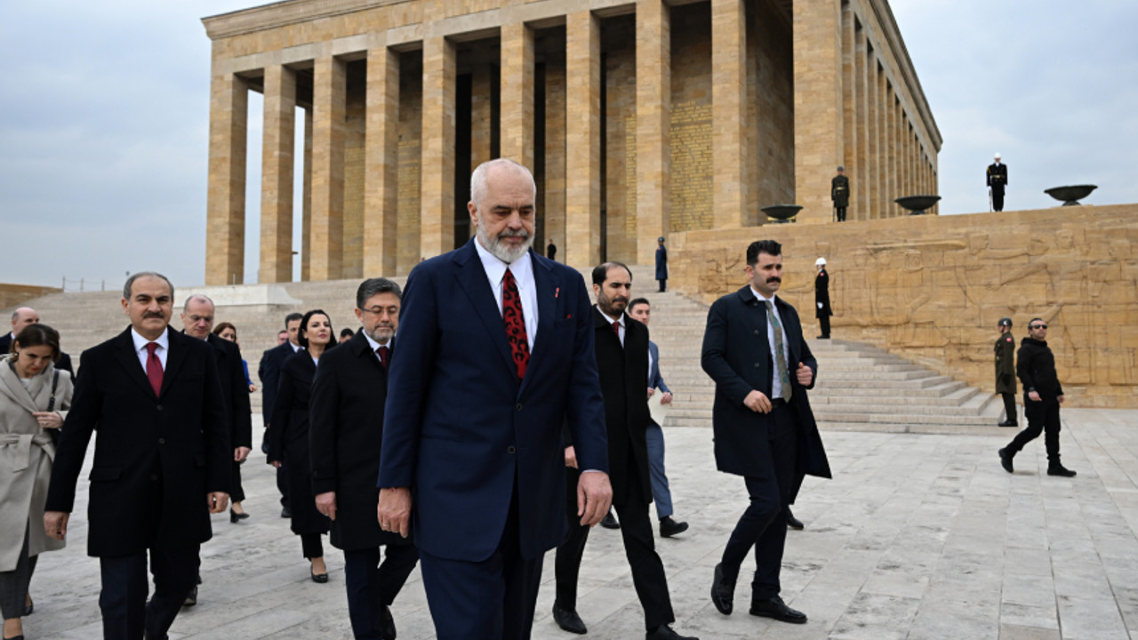 Arnavutluk Başbakanı Rama, Ankara'da