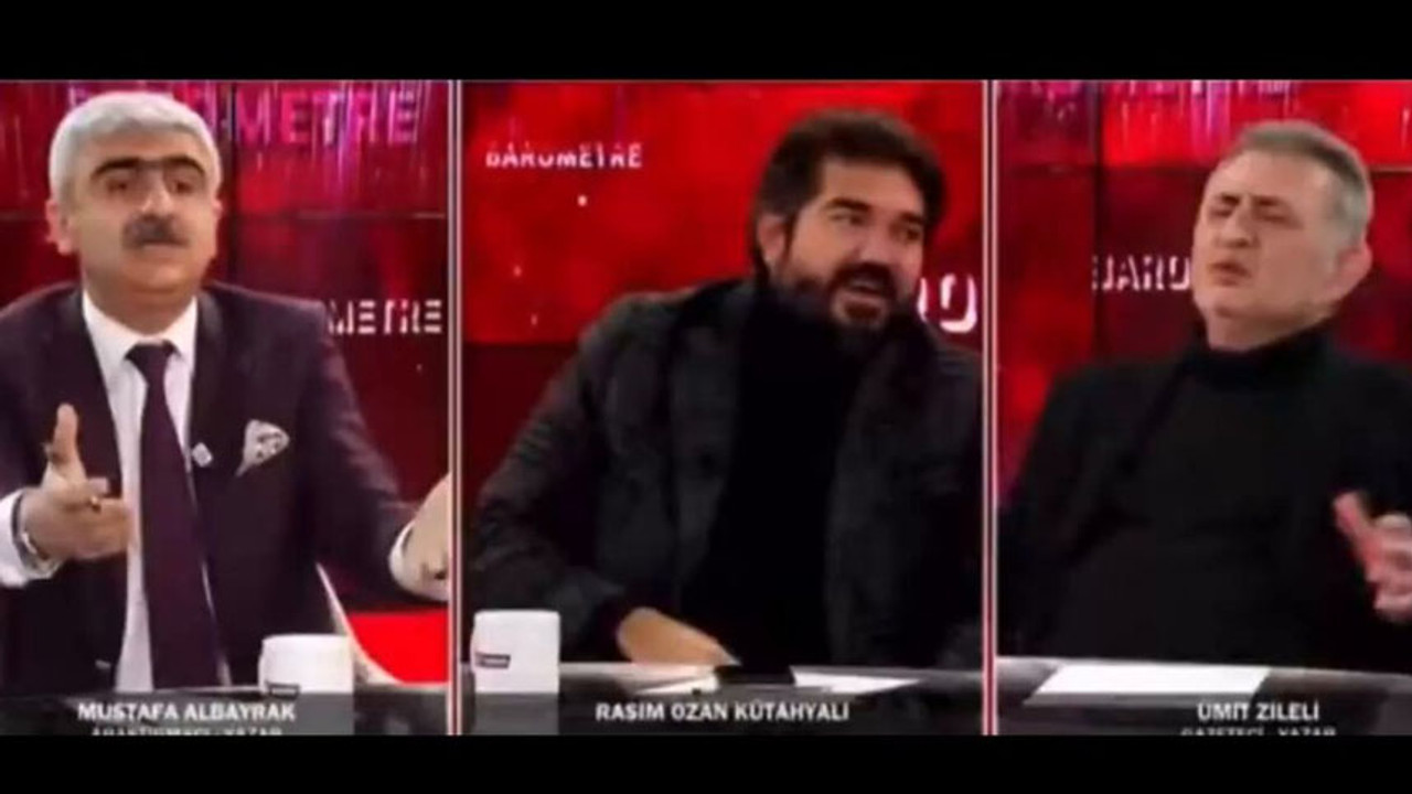 Canlı yayında küfürler havada uçuştu: Ümit Zileli ve Mustafa Albayrak birbirine girdi
