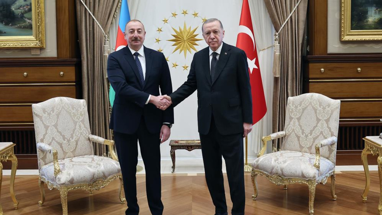 Cumhurbaşkanı Erdoğan, Aliyev'i Beştepe'de kabul etti