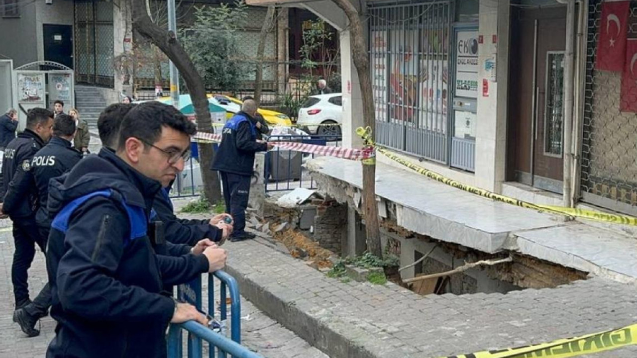 Güngören'de bir bina çökme tehlikesi nedeniyle boşaltıldı