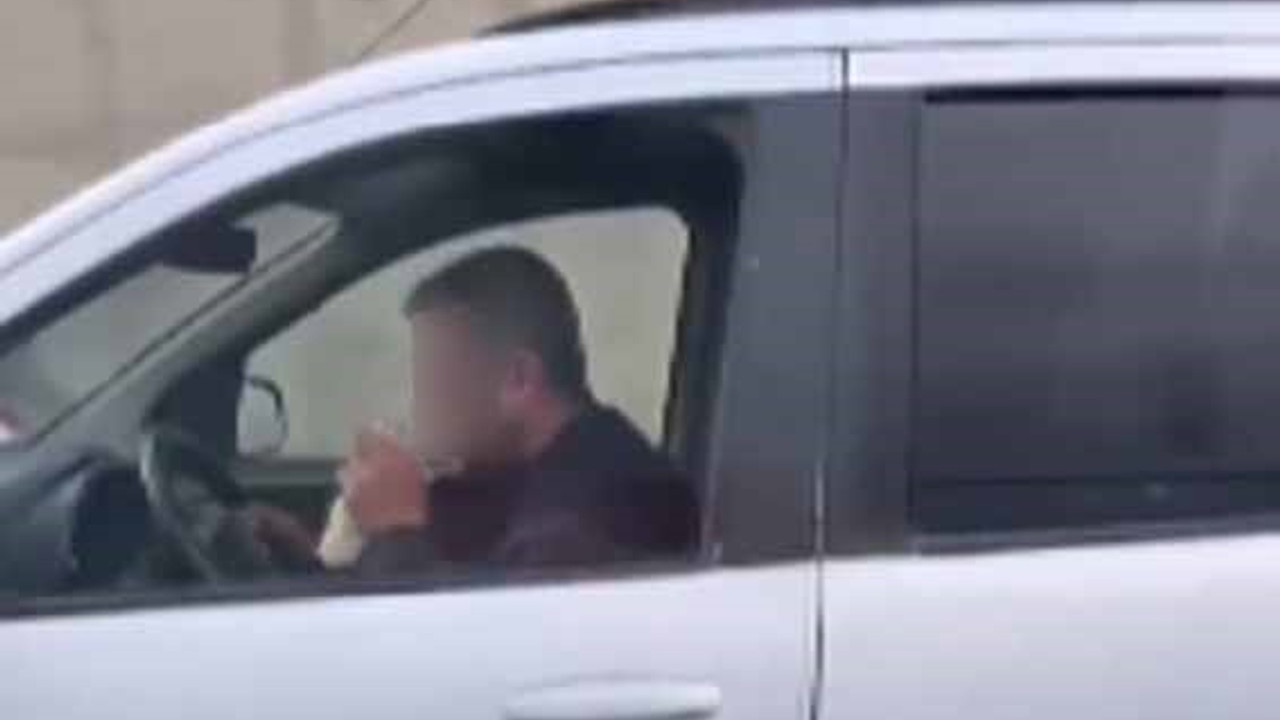 Direksiyon başında uyuşturucu kullandı