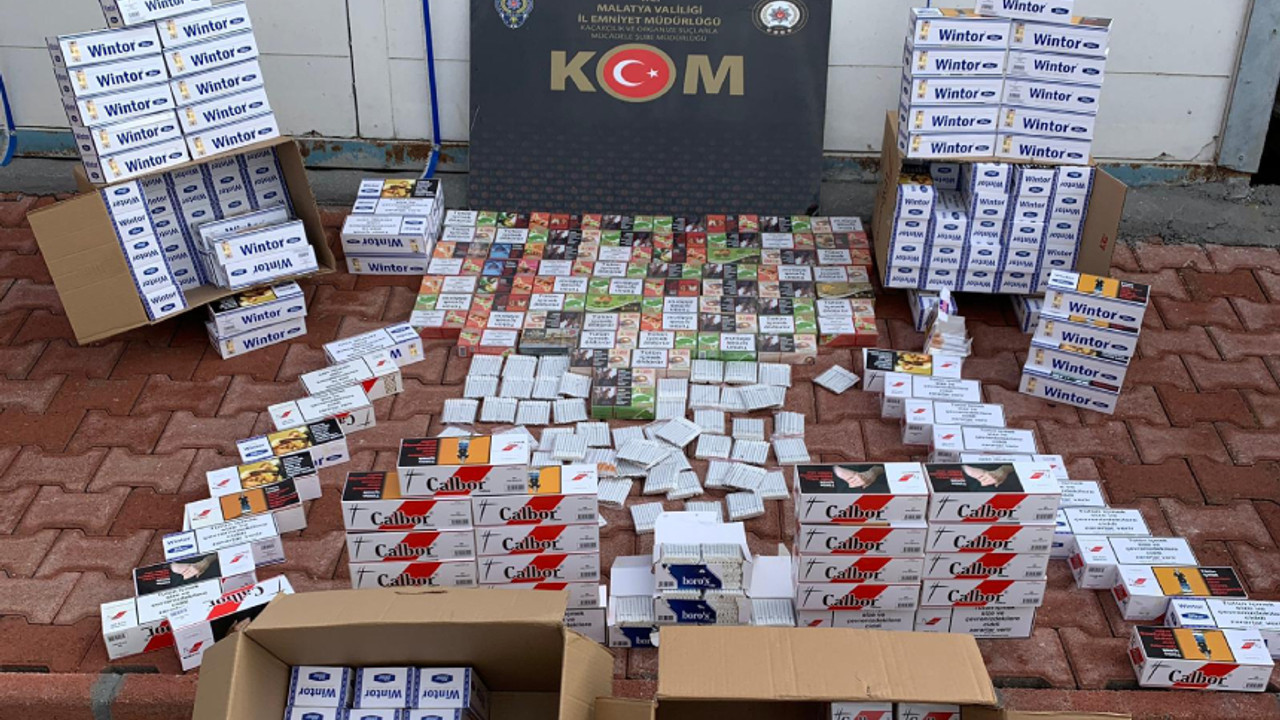 Emniyetten kaçakçılık operasyonu: Binlerce adet makaron ele geçirildi