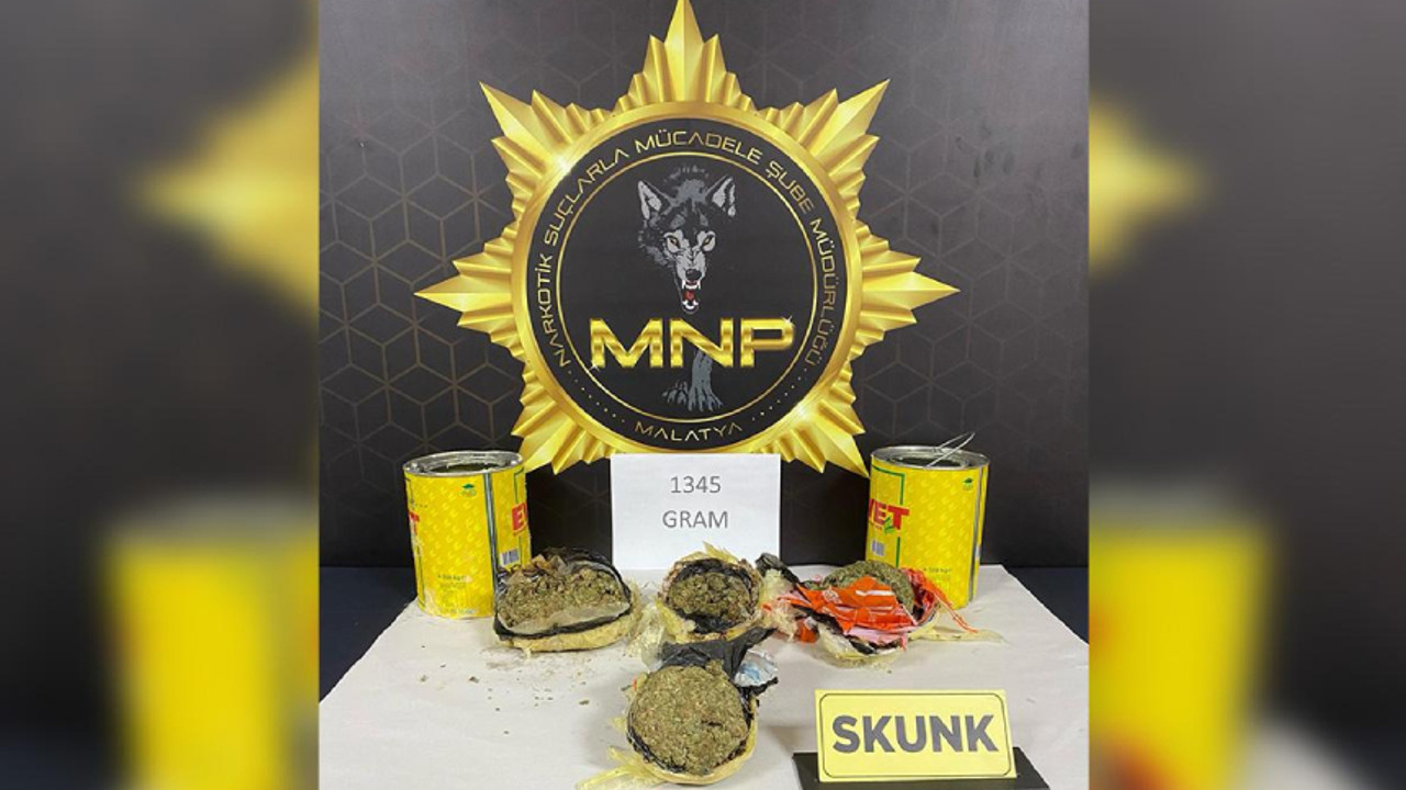 Margarin kutularının içerisinden uyuşturucu çıktı