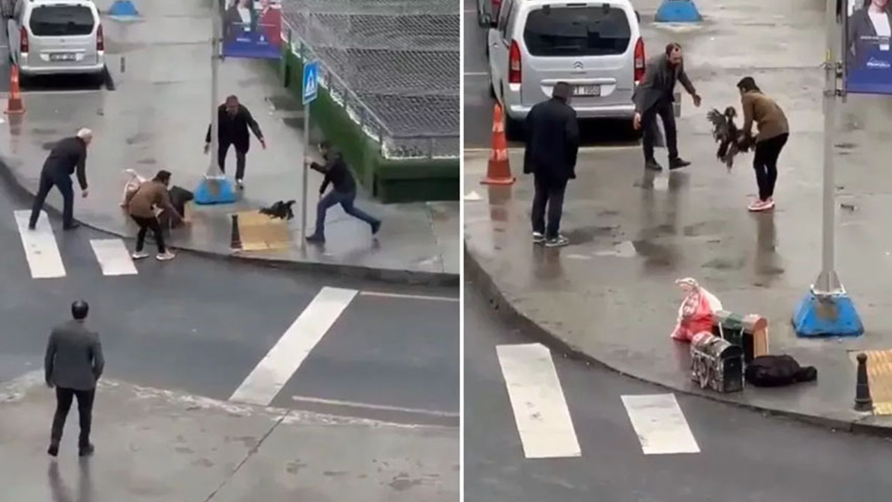 Sahibinin elinden kaçan horoz otogarı birbirine kattı