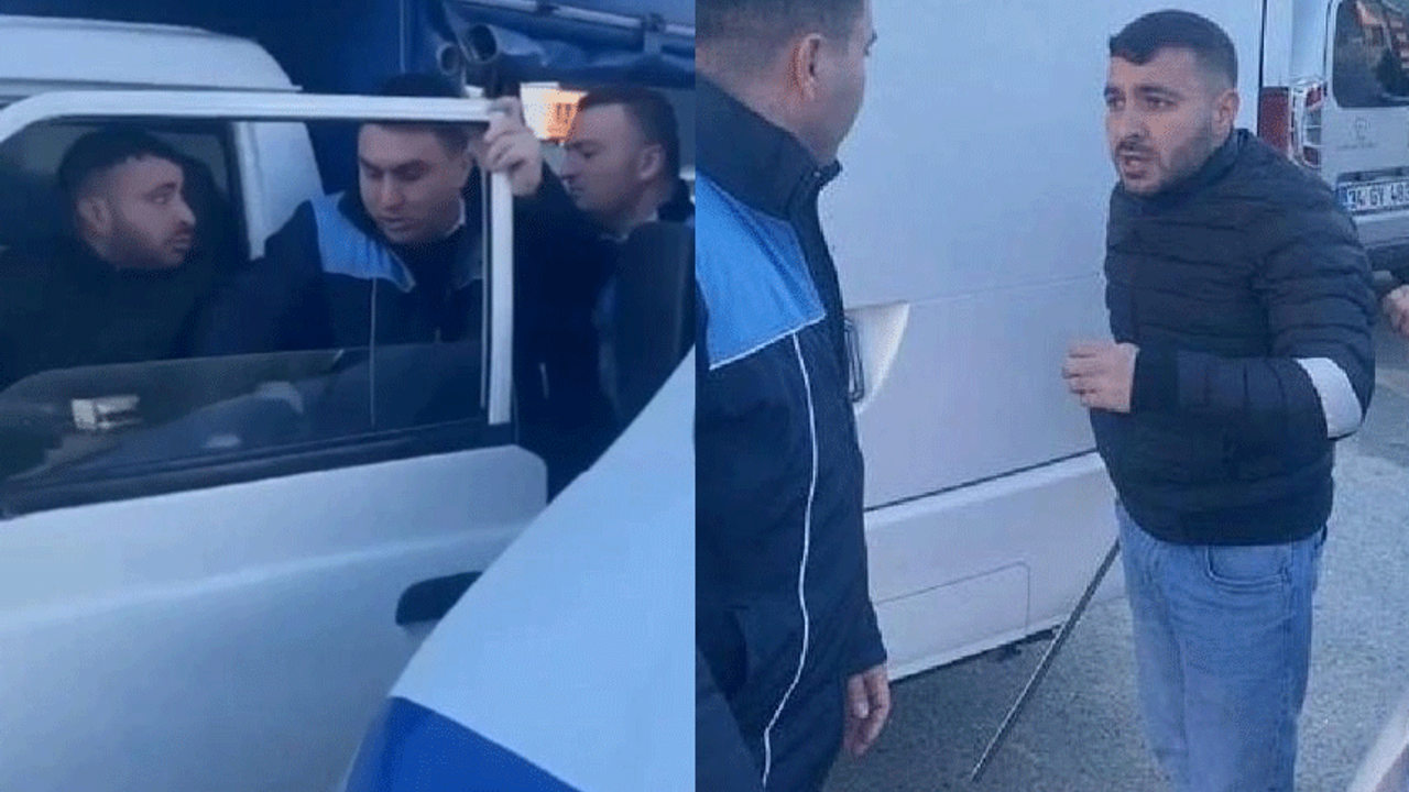 Bağcılar'da şoke eden görüntüler! Zabıtaya döner bıçağıyla saldırdı