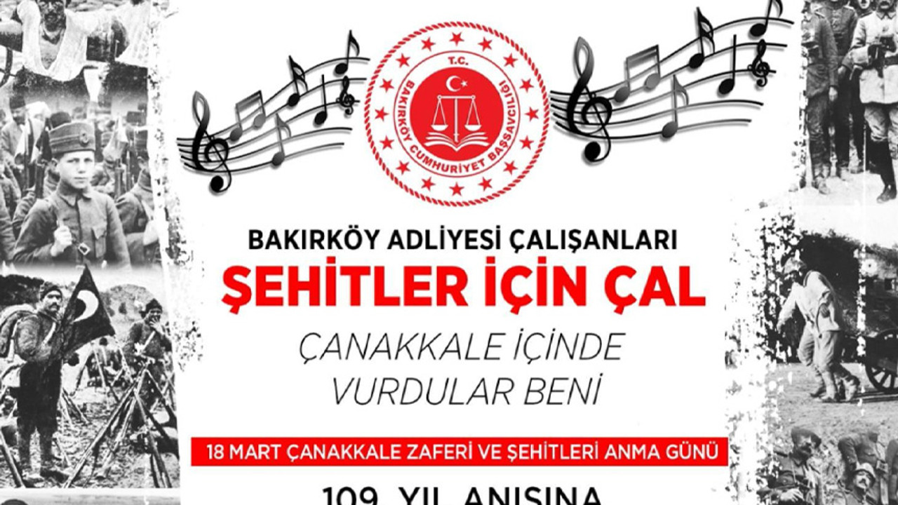 Bakırköy Adliyesi çalışanlarından duygulandıran video: Savcı çaldı, personel söyledi!