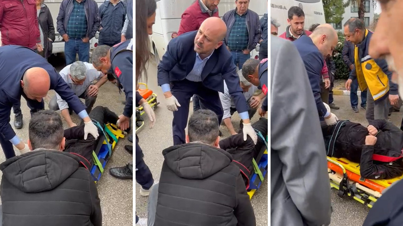 Kazayı görünce yardıma koştu: Başkan adayı Doktor Halil Nacar'dan yaralılara müdahale