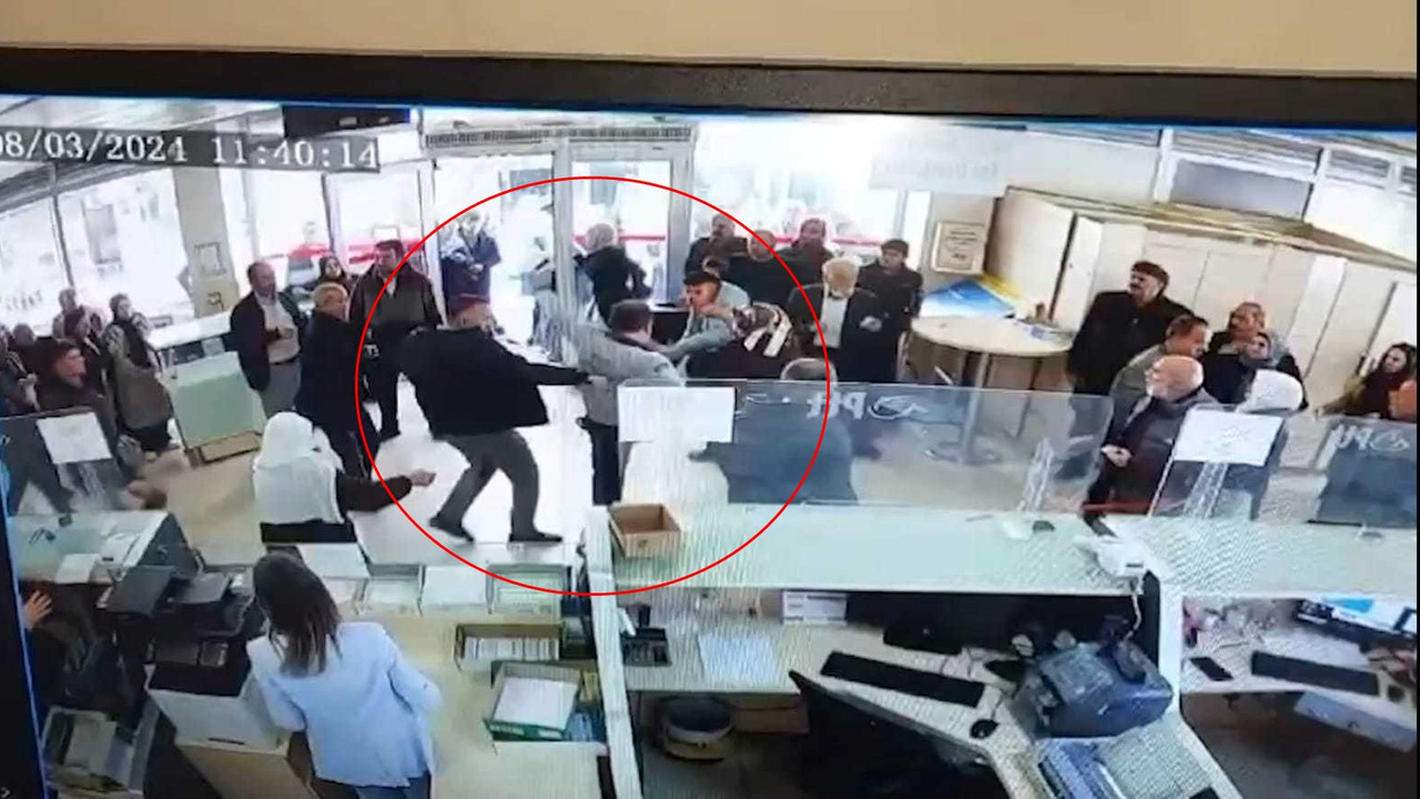 PTT’nin güvenlik görevlisi böyle bıçaklandı!