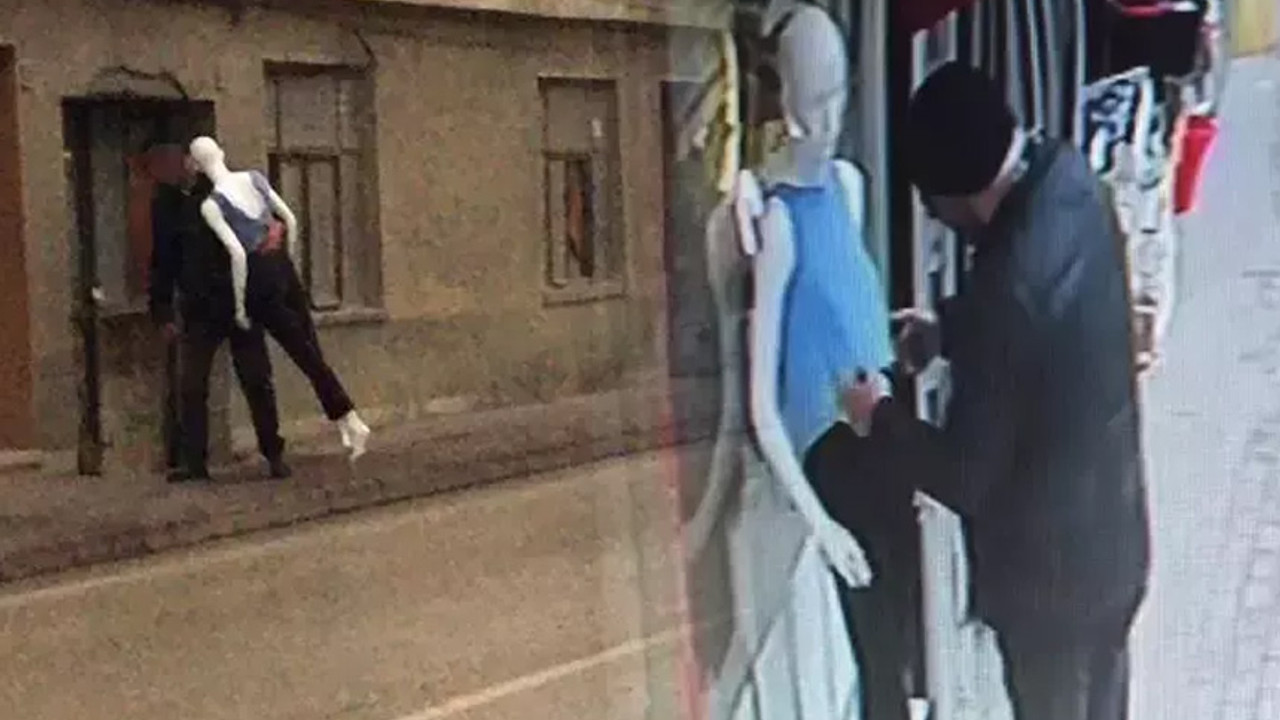 Bursa'da şaşırtıcı olay: Cansız mankeni önce sevdi sonra da...