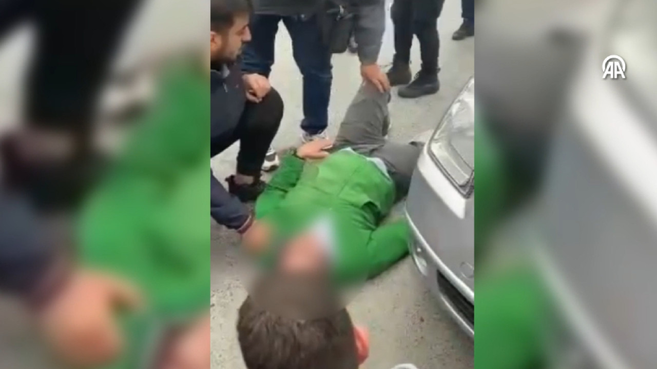 Büyükçekmece'de kavga esnasında silahla vuruldu, kameralar böyle kaydetti