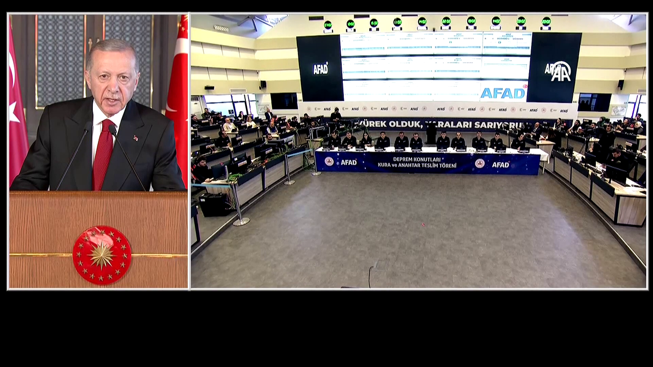 Erdoğan: Bugün 30.723 vatandaşımızı evlerine kavuşturuyoruz