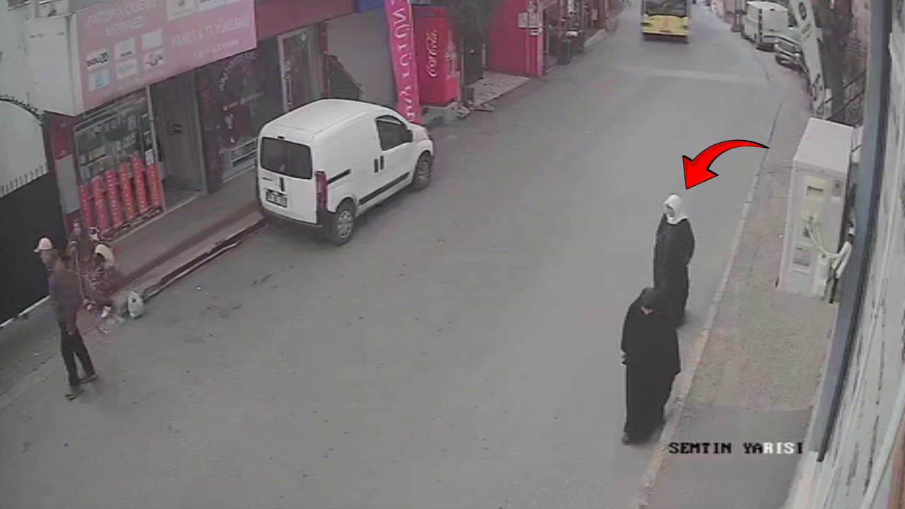 İETT otobüsünün yayayı ezdiği an kayıt altında!