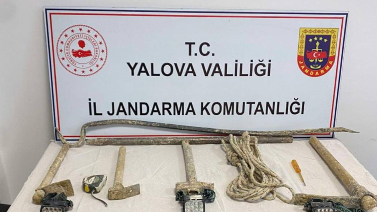 Tam teçhizat kaçak kazı planladılar: Jandarma ekipleri planlarını bozdu!