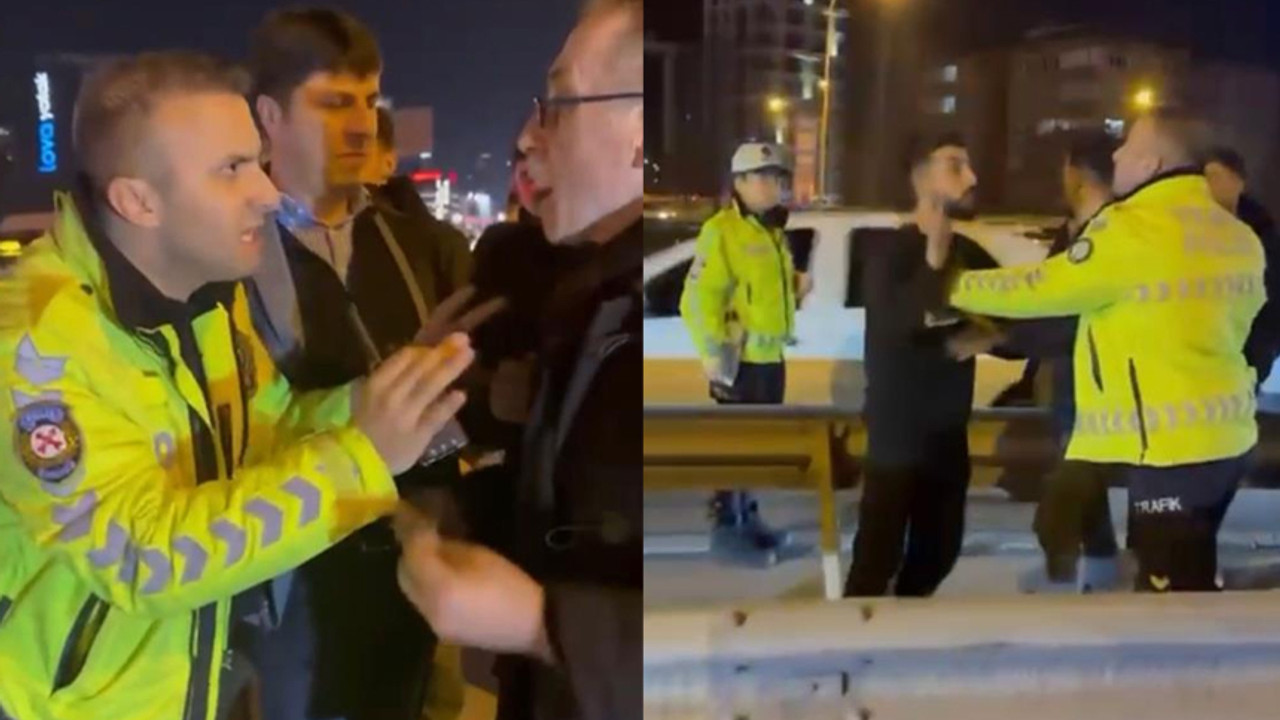 Makas atan sürücünün rahat tavırları herkesi çıldırttı! Polis linçten son anda kurtardı