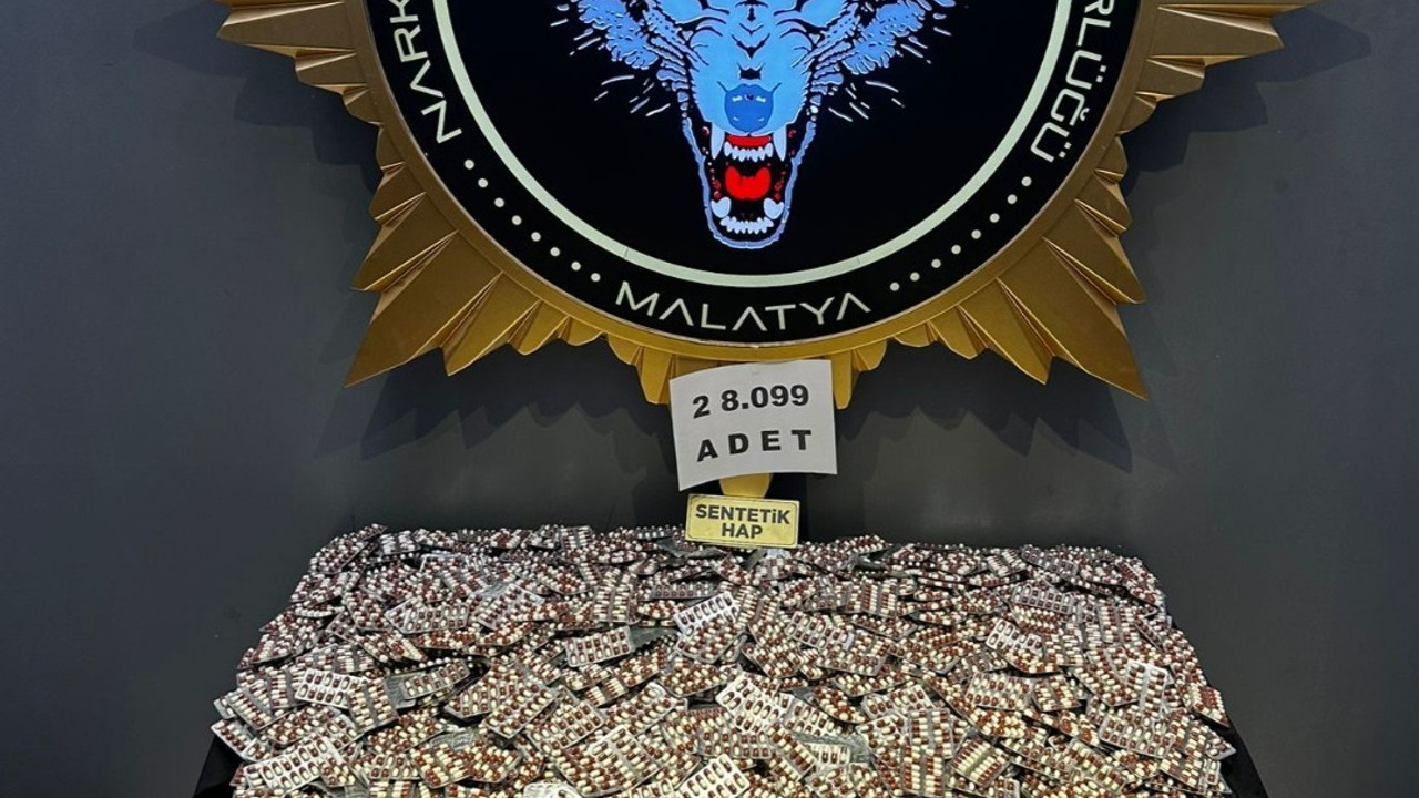 Malatya'da eş zamanlı operasyonda torbacılara paket!
