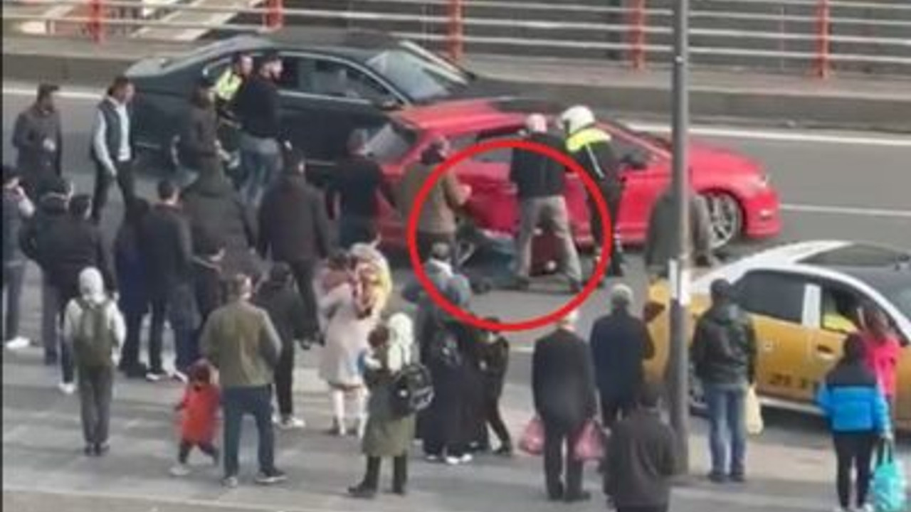 Tartıştığı polislerin üzerine aracını sürdü: Yaşlı adama çarpıp kaçtı