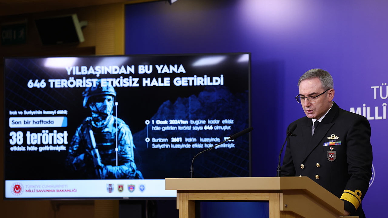 MSB: Bir haftada 38 terörist etkisizleştirildi