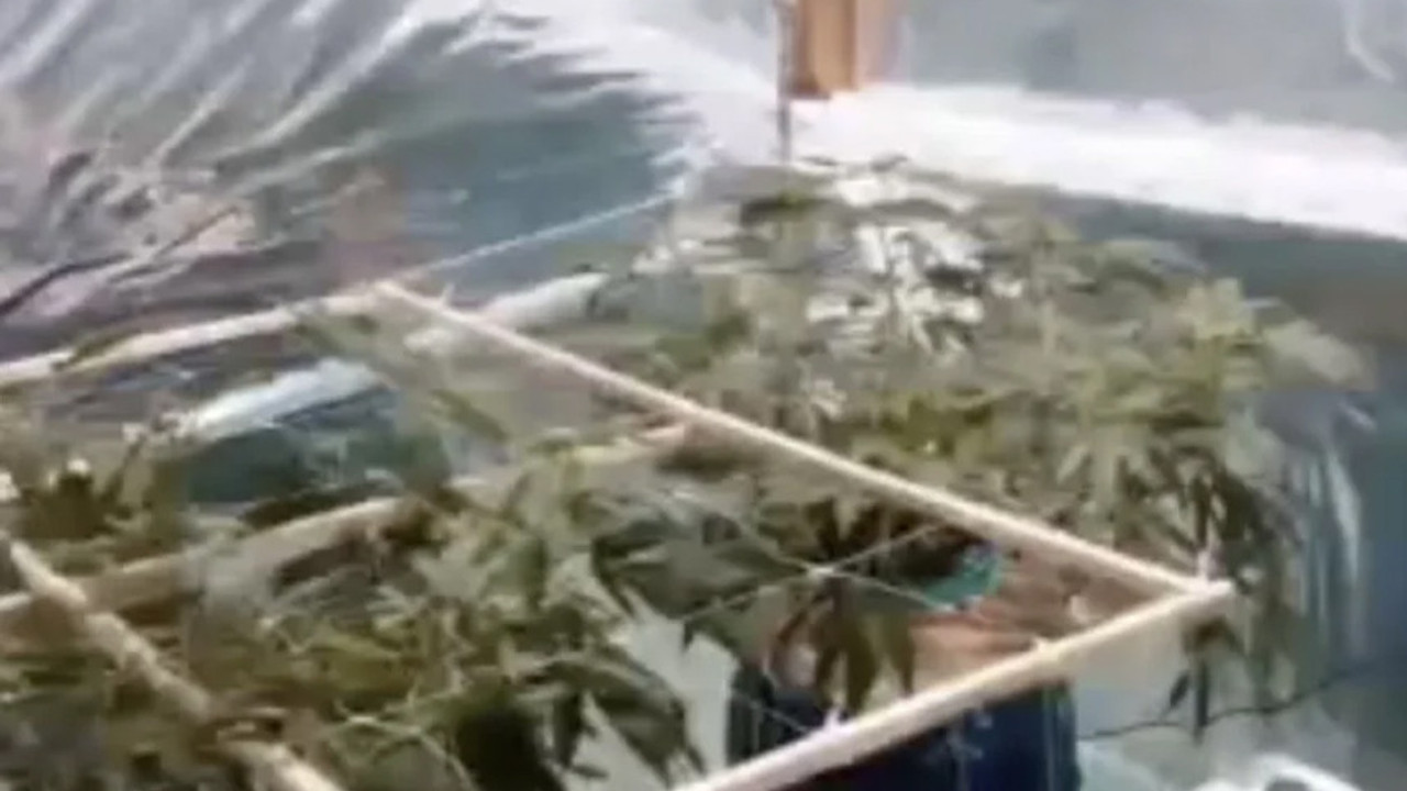 Jandarmadan kaçamadı: Ev, ev değil uyuşturucu imalathanesi!