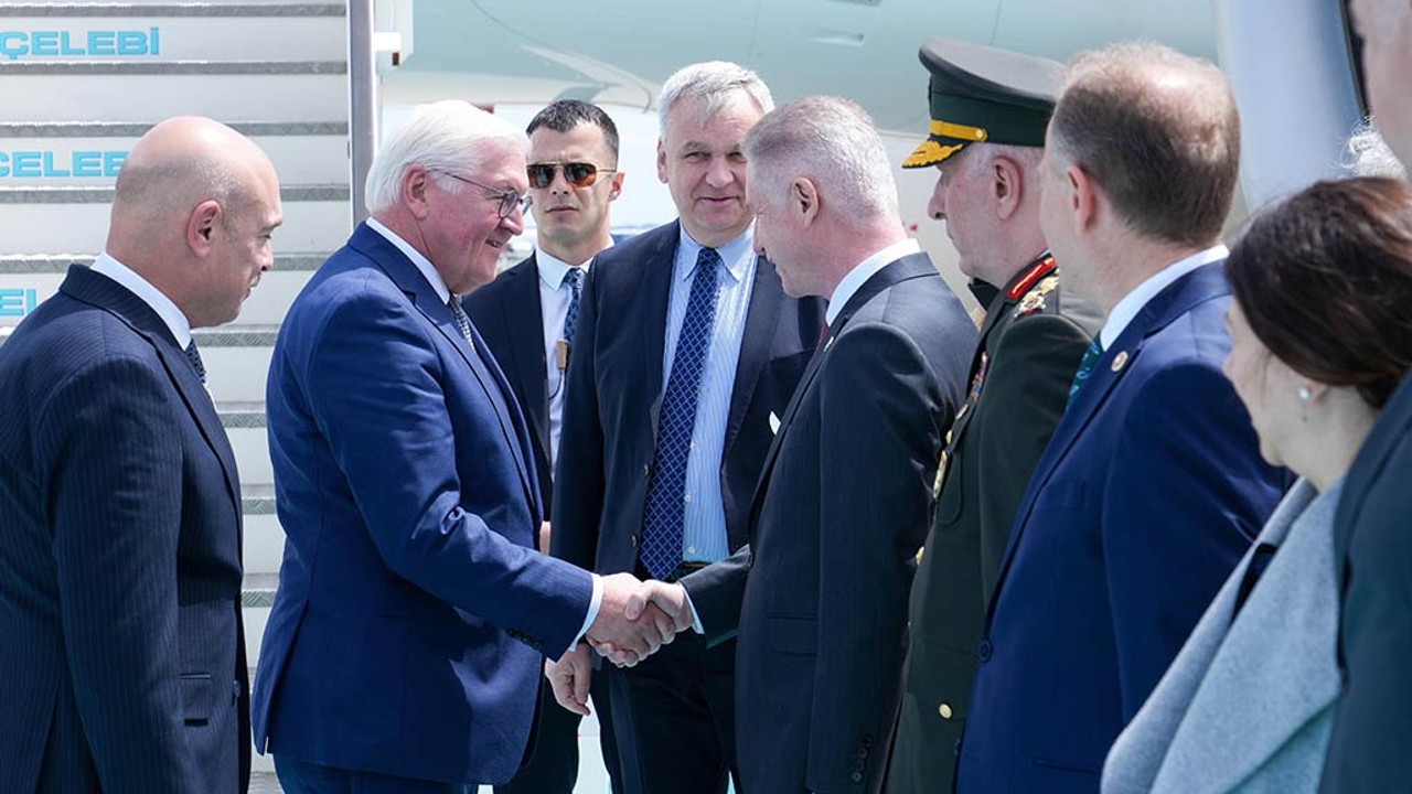 Almanya Cumhurbaşkanı Steinmeier'a Gazze protestosu