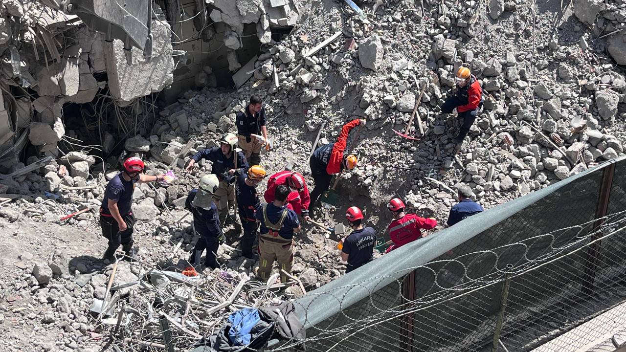 Ankara'da molozun altından 18 yaşındaki işçinin cesedi çıktı