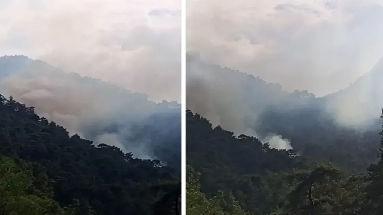 Antalya Kemer'de korkutan yangın! Çok sayıda ekip bölgeye sevk edildi