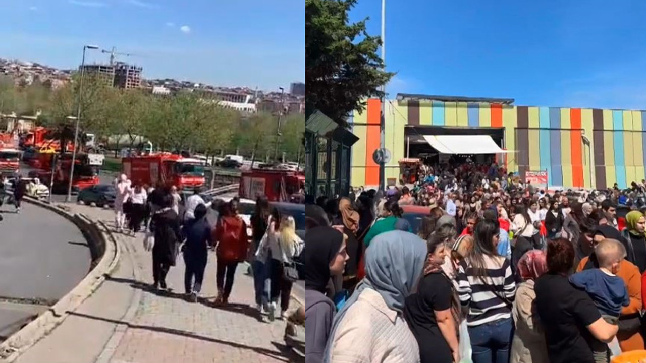 Bakırköy pazarında ilginç anlar! Hırsızlık yaptığı anlaşılınca bomba var diye bağırdı insanlar birbirini ezdi