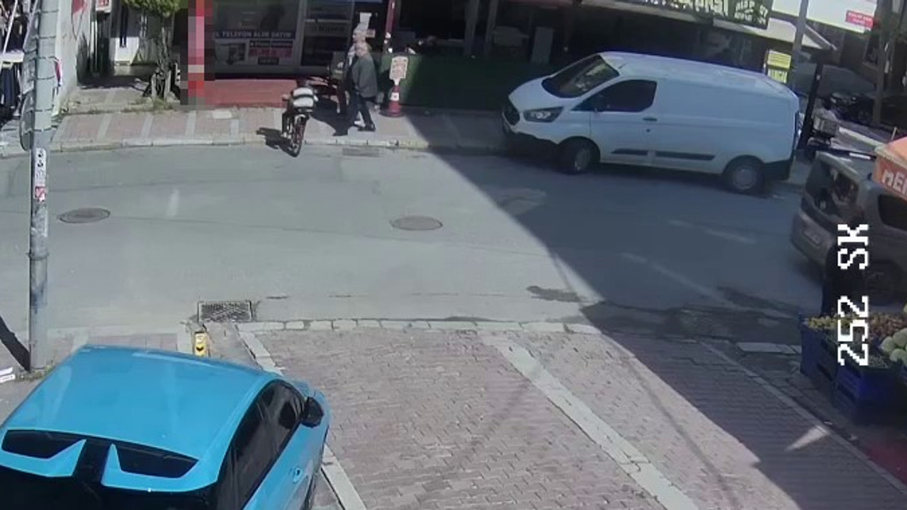 Bisiklet kullanmayı öğrenen çocuk, işyeri vitrinine böyle daldı