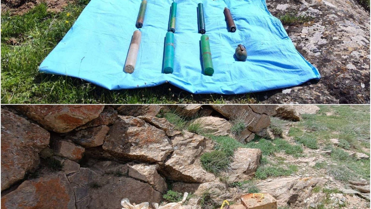 Jandarma, ele geçirdiği 200 kilogramlık EYP'yi böyle imha etti