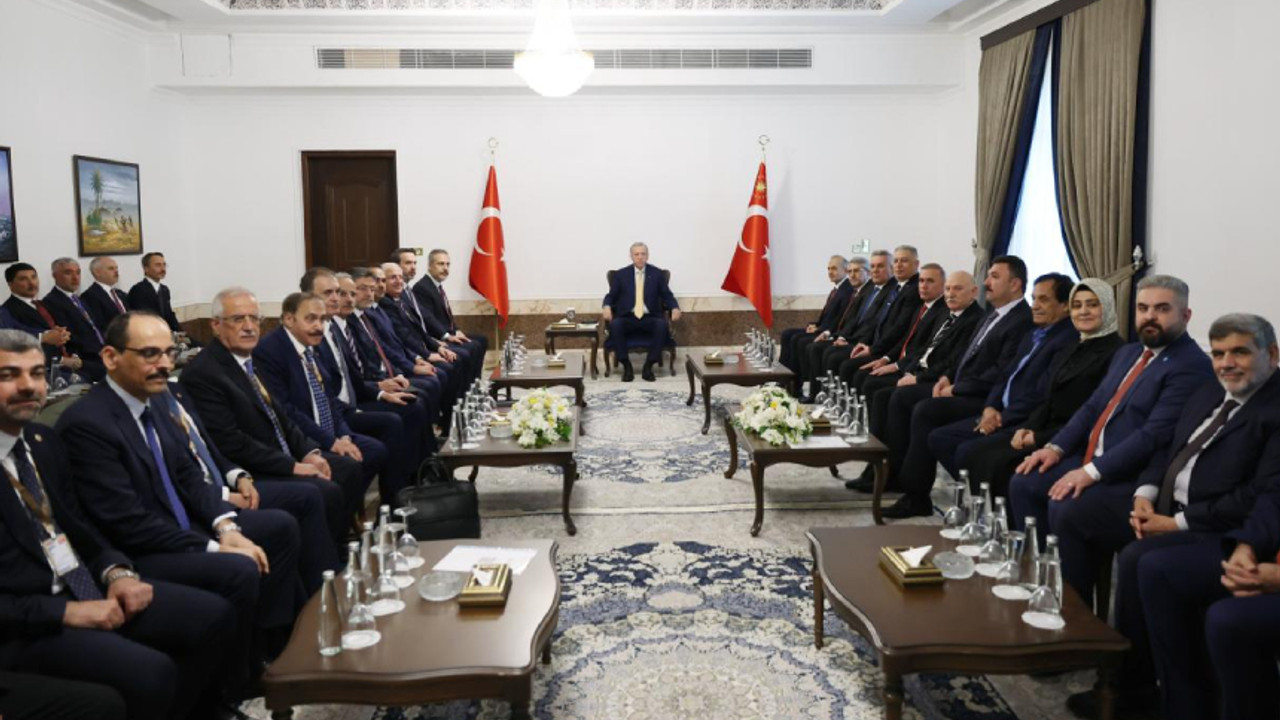 Cumhurbaşkanı Erdoğan, Irak Türkmen toplumu temsilcilerini kabul etti