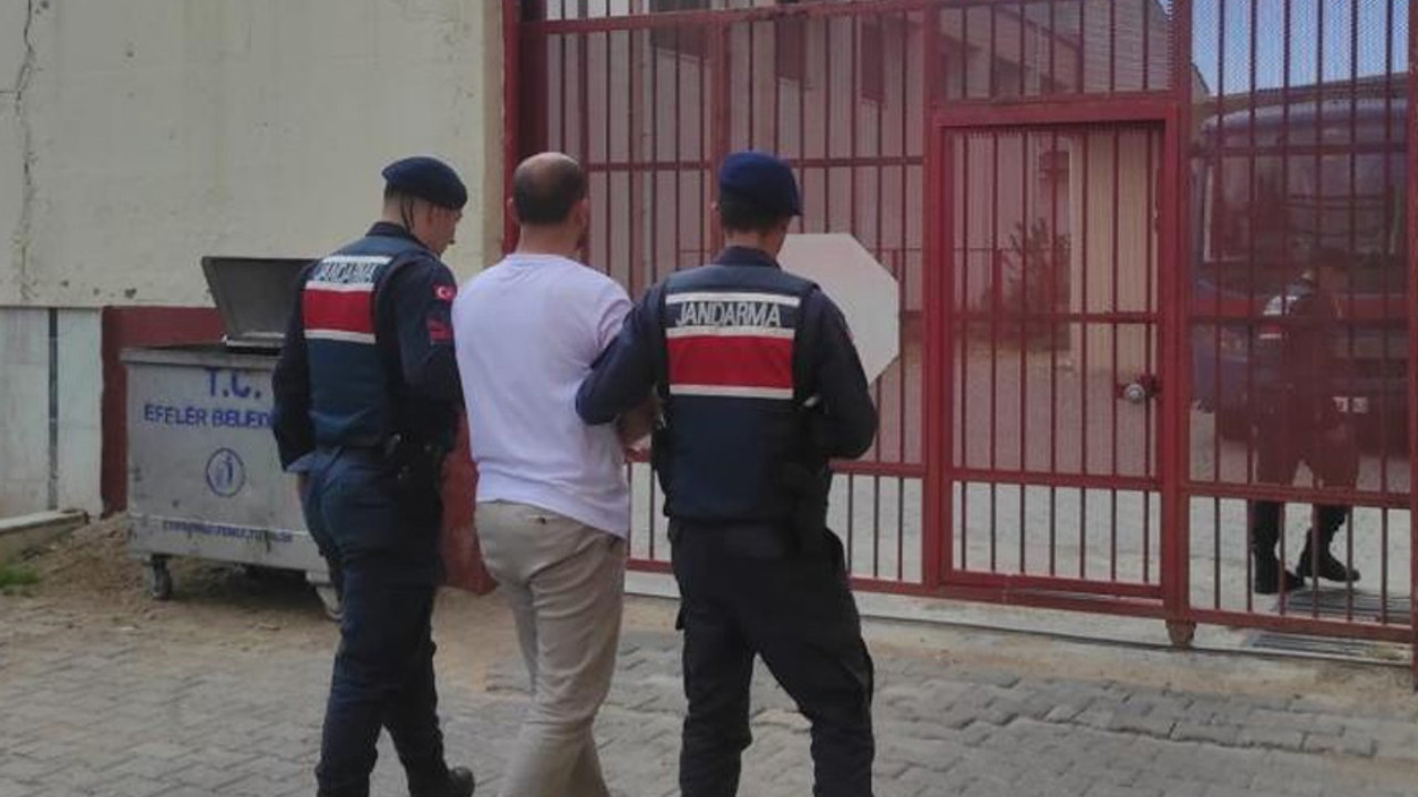 Jandarmaya paket teslim ederken paket oldu
