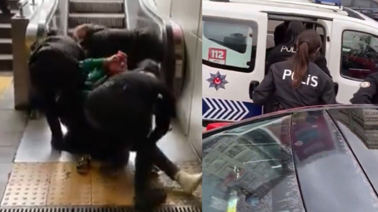 Mecidiyeköy'de şaka gibi olay! Oturun izni biten Kenyalı kadın soyunarak polise direndi
