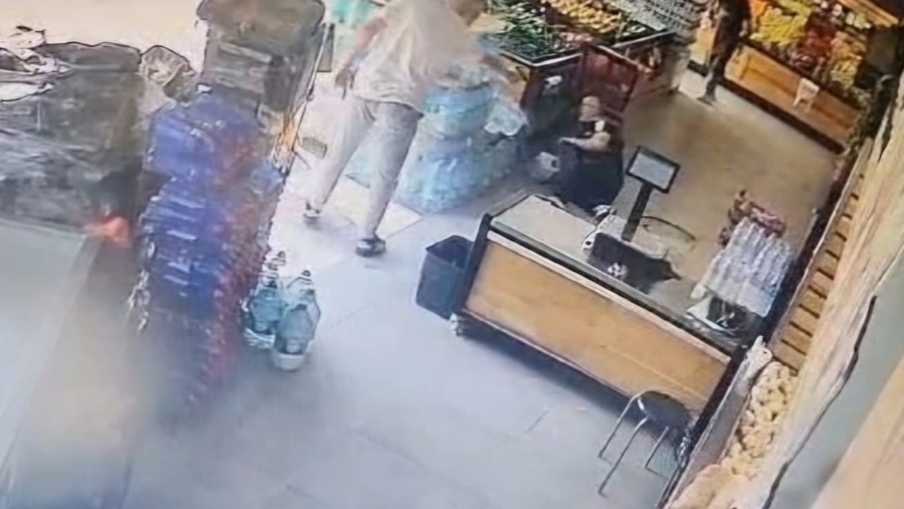 Markette çalışan husumetlisine böyle kurşun yağdırdı