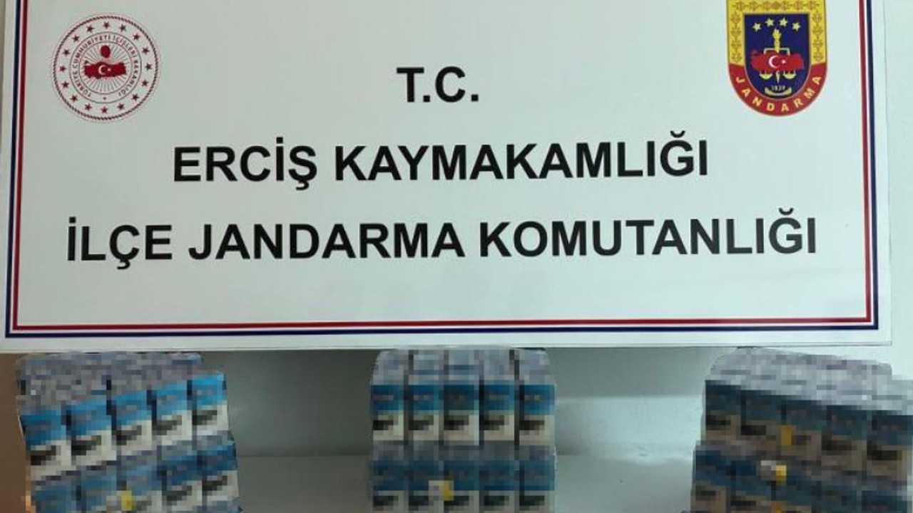 Van’da yüzlerce paket kaçak sigara ele geçirildi