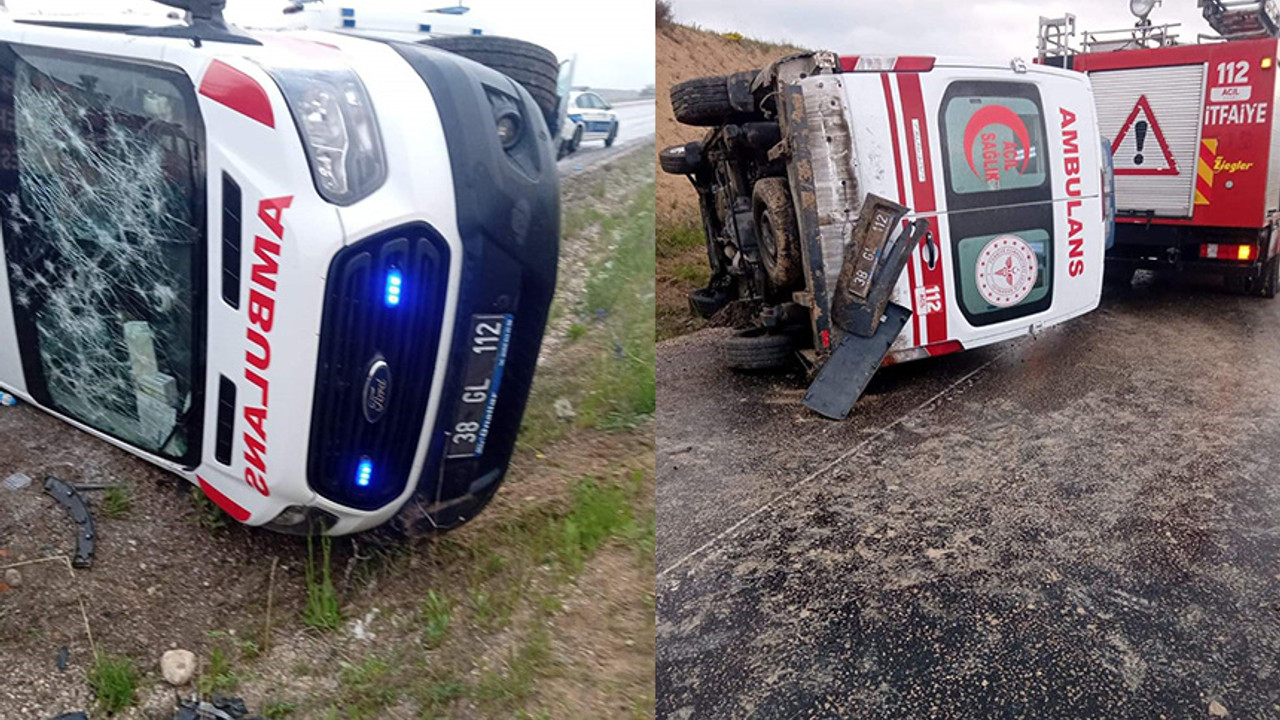 Kaza ihbarına giden ambulans kaza yaptı! Çok sayıda kişi yaralandı