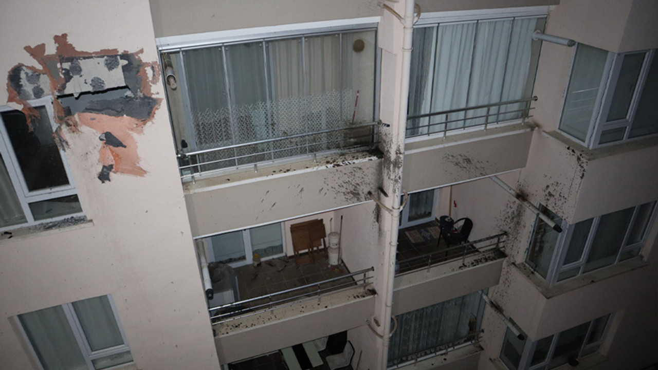 Garip kazanın adresi Ankara: Kontrolden çıkan otomobil binanın 3’üncü katına çarptı