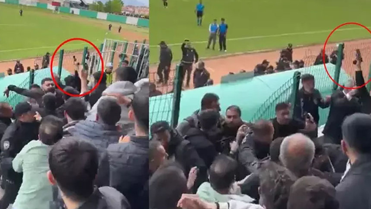 Bingöl'de amatör lig maçında havaya ateş açan polis hakkında adli ve idari işlem
