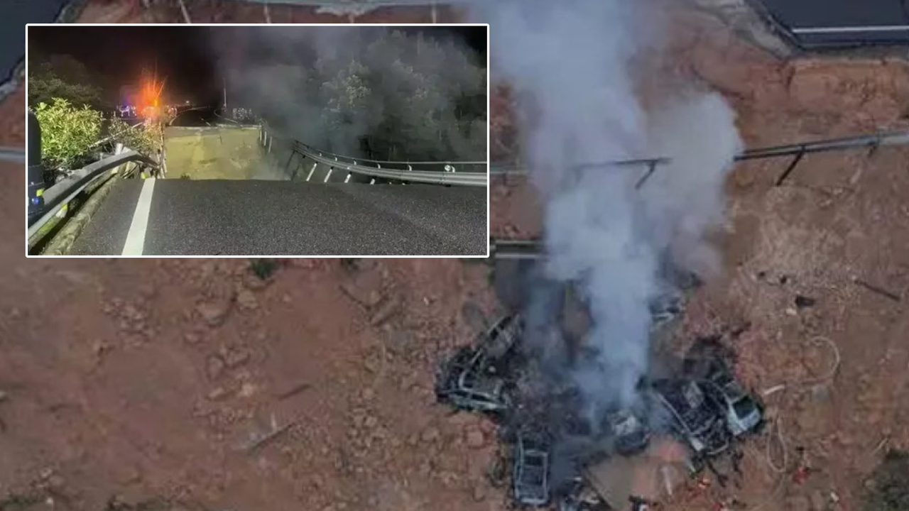 Çin’de otoyol çöktü: 24 ölü, 30 yaralı